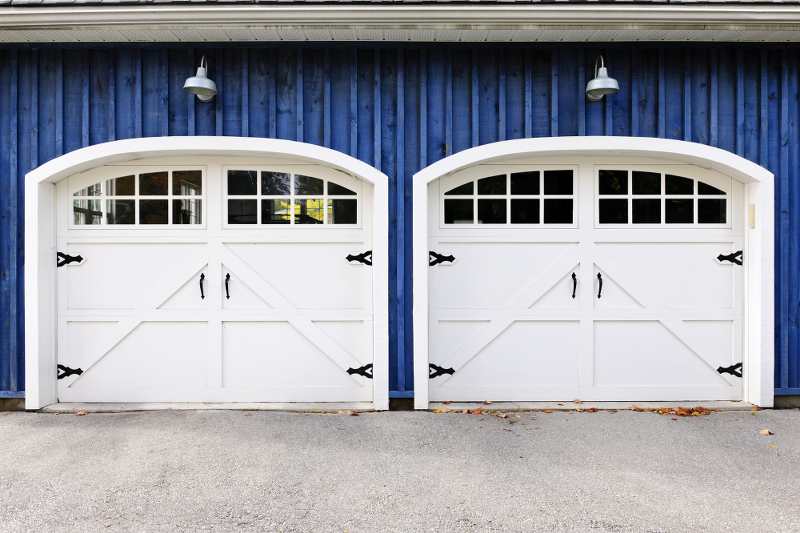 Newly installed insulated garage door Newly installed insulated garage door