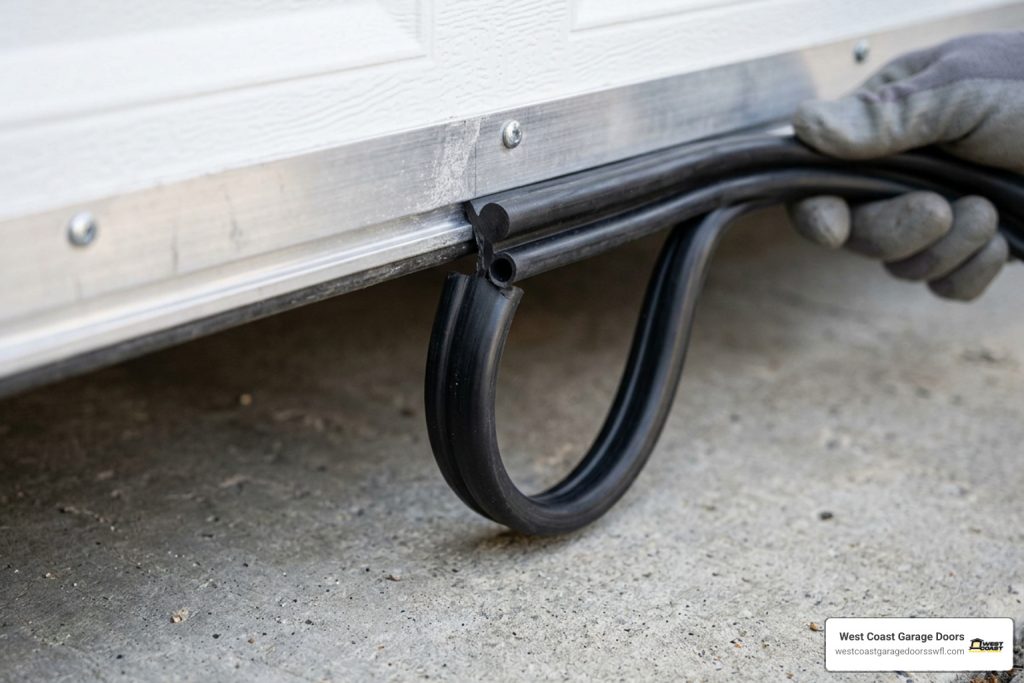 bead style garage door seal