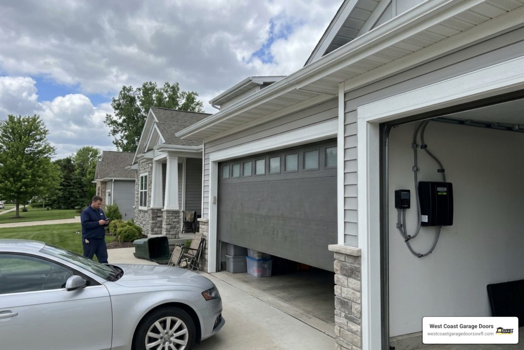 garage door opener battery backup